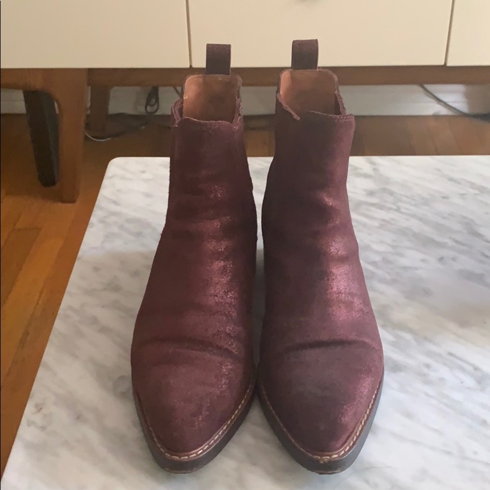 Coach Bowery Chelsea Maroon Boots